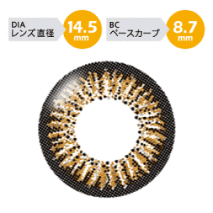 エバーカラーワンデー クリスタルブラウン