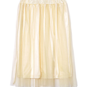 チュールフレアスカート イエロー